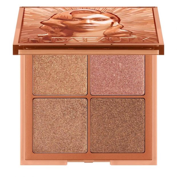 Huda Beauty Mini Glow Obsessions Highlighter Face Palette Review